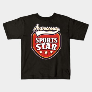 Awesome Sports Star Kids T-Shirt